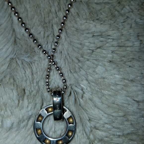 Genuine Lagos Enso Circle Pendant Necklace - Picture 4 of 5